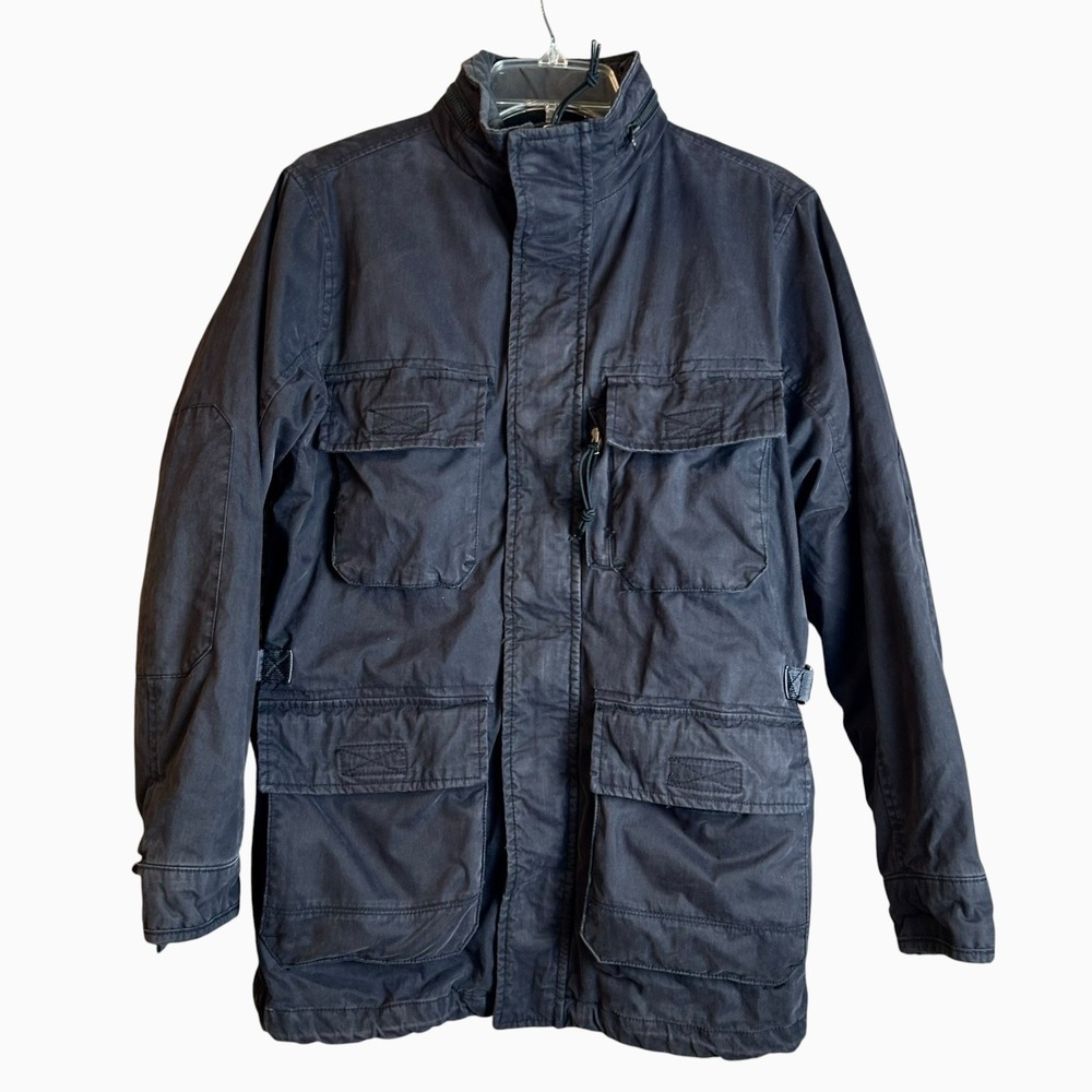 Vintage Abercrombie & Fitch Sentinel Field Jacket Mens XS Utility Cargo Patch